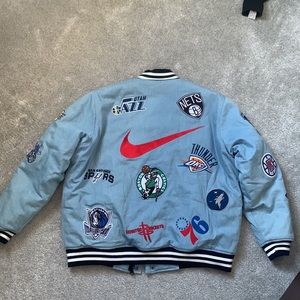 Supreme x nike Varsity Jacket